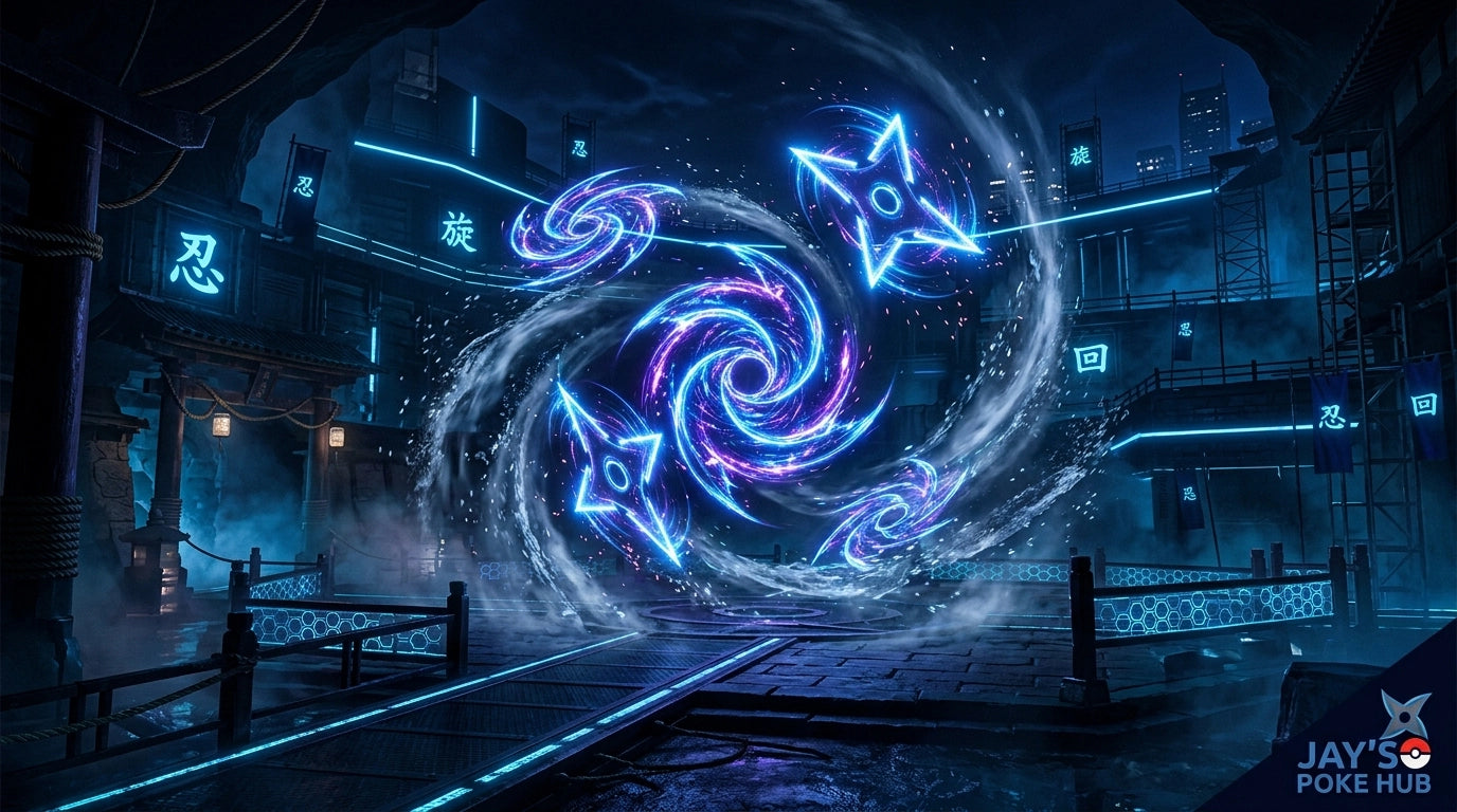 Ninja Spinner (M4) Japanese Card List: Mega Greninja ex is Back!