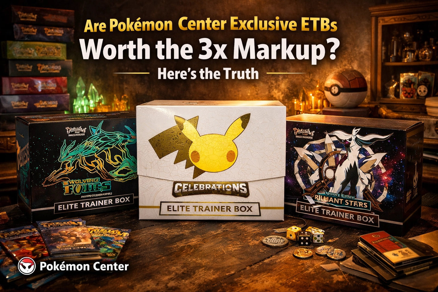 Are Pokémon Center Exclusive ETBs Worth the 3x Markup? Here’s the Truth
