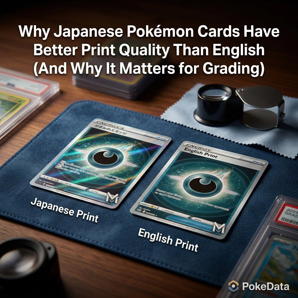 Why Japanese Pokémon Cards Have Better Print Quality Than English (And Why It Matters for Grading)