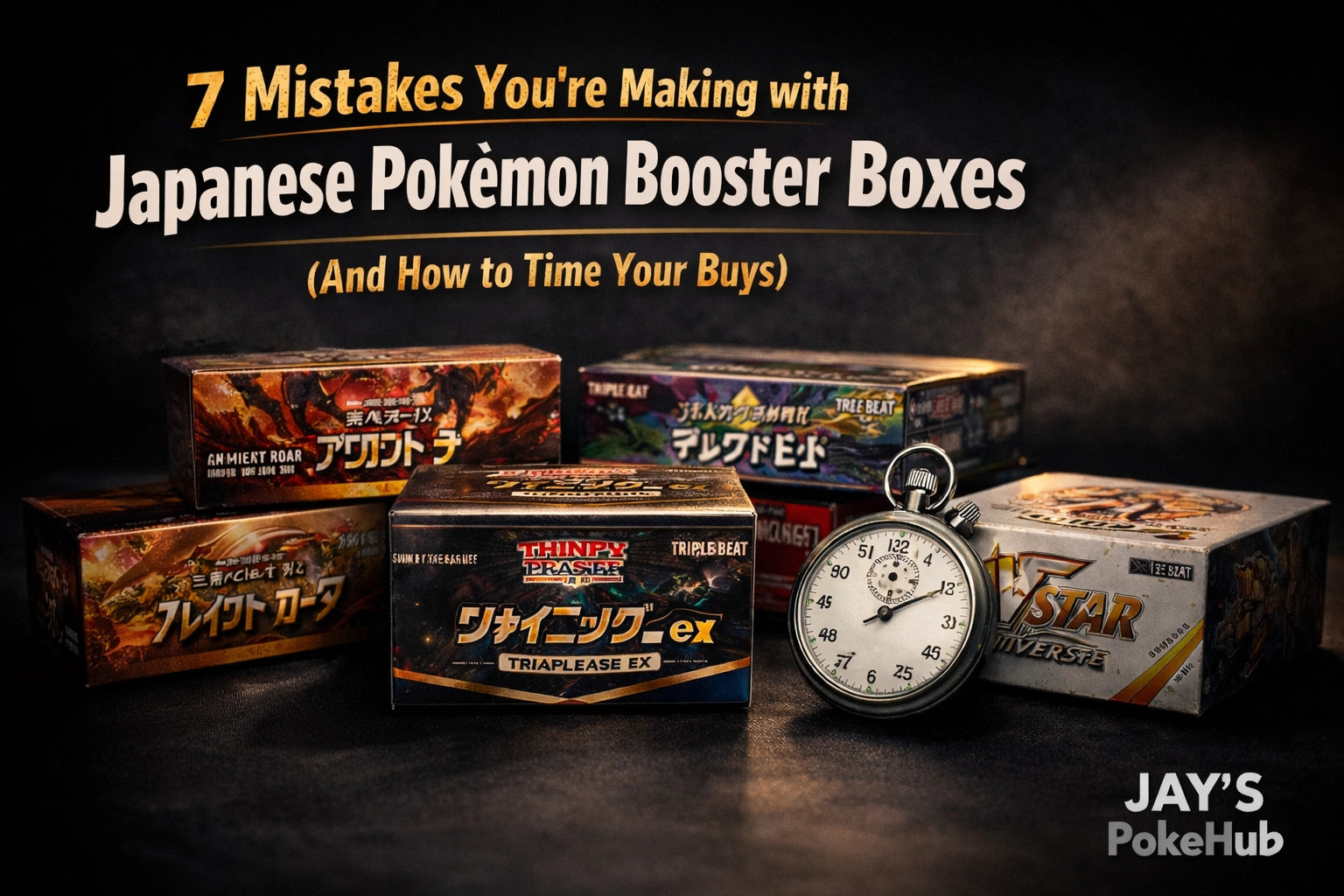 7 Mistakes You’re Making with Japanese Pokémon Booster Boxes (And How to Time Your Buys)