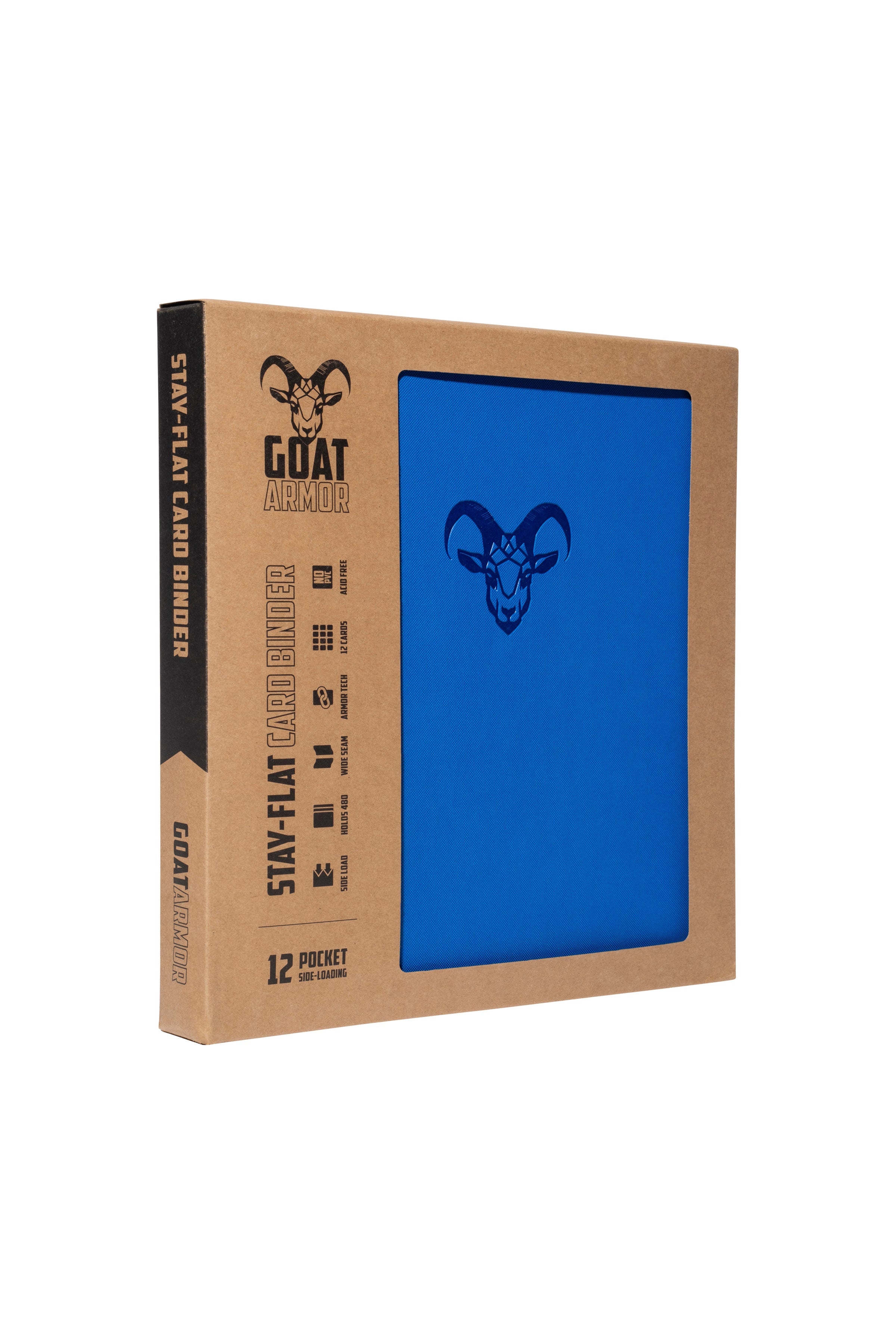 Goat Armor 9-Pocket Stay-Flat Trading Card Binder | 360 Card Capacity