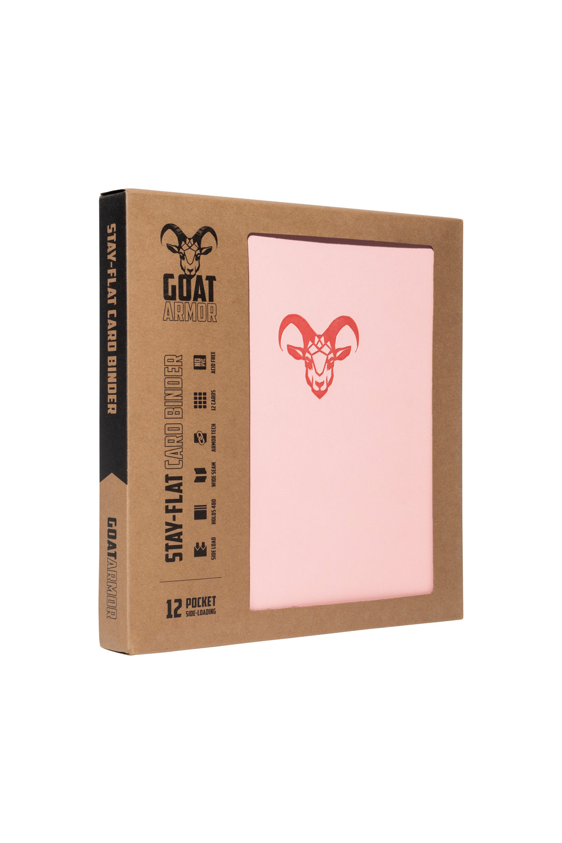 Goat Armor 9-Pocket Stay-Flat Trading Card Binder | 360 Card Capacity