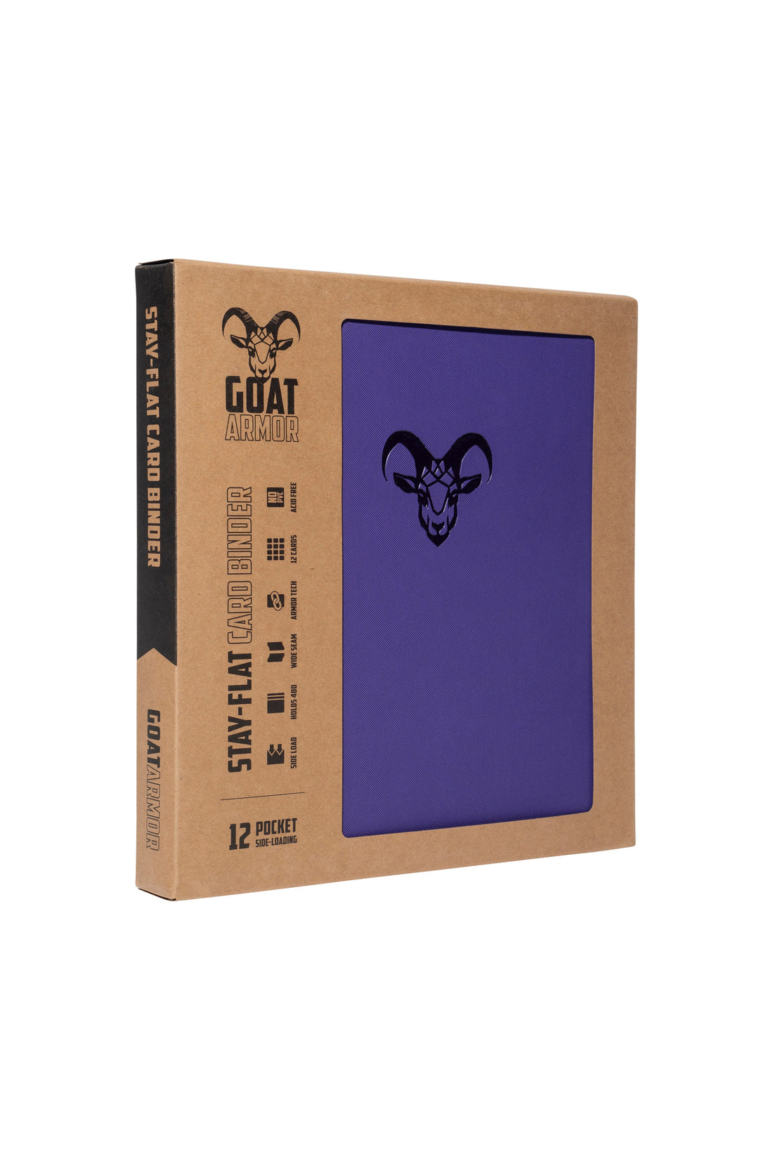 Goat Armor 9-Pocket Stay-Flat Trading Card Binder | 360 Card Capacity