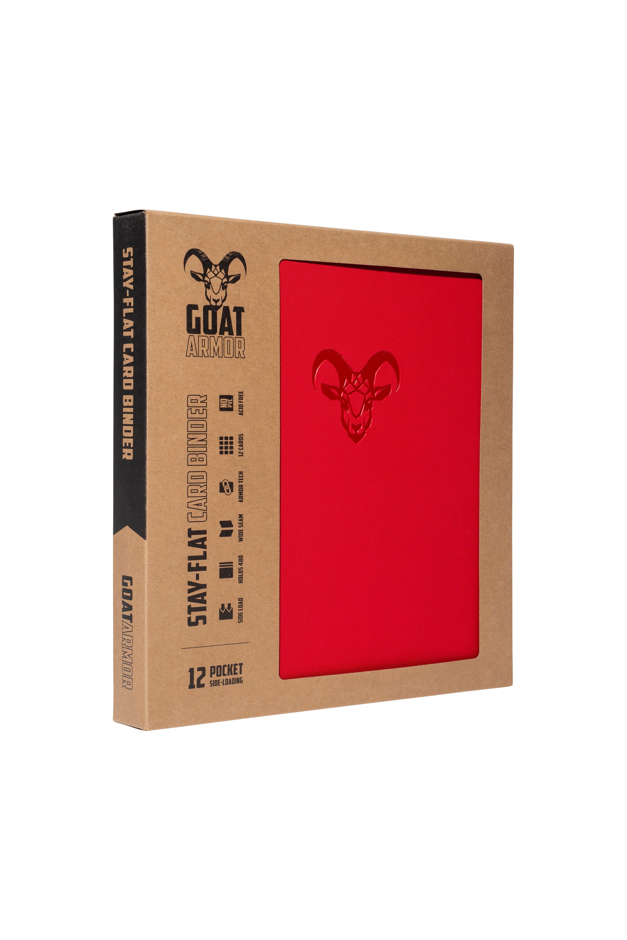 Goat Armor 9-Pocket Stay-Flat Trading Card Binder | 360 Card Capacity