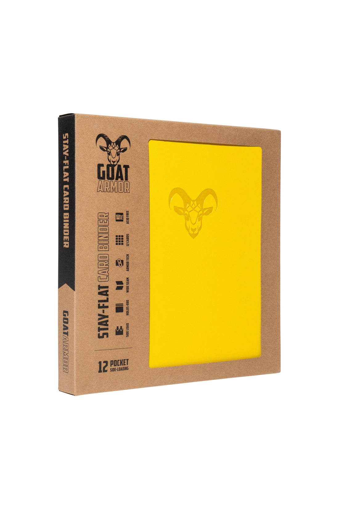 Goat Armor 9-Pocket Stay-Flat Trading Card Binder | 360 Card Capacity