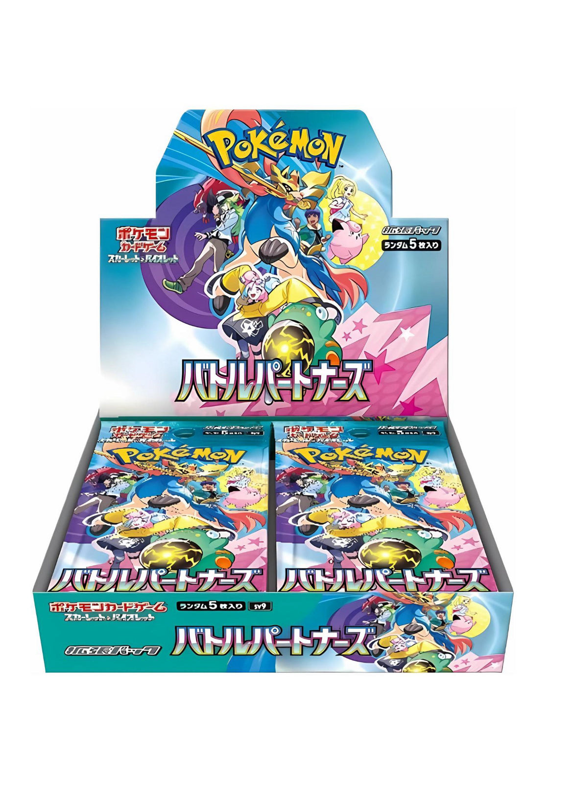 Buy Battle Partners Japanese Booster Box at Jay Poke Hub. Rare duos, exclusive full arts &
holofoils. Sealed, authentic & perfect for collectors!