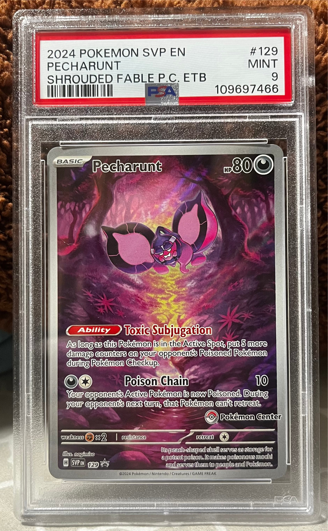 PSA graded Pokemon Cards - Pecharant (Pokemon Center) - Jay Poke Hub LLC