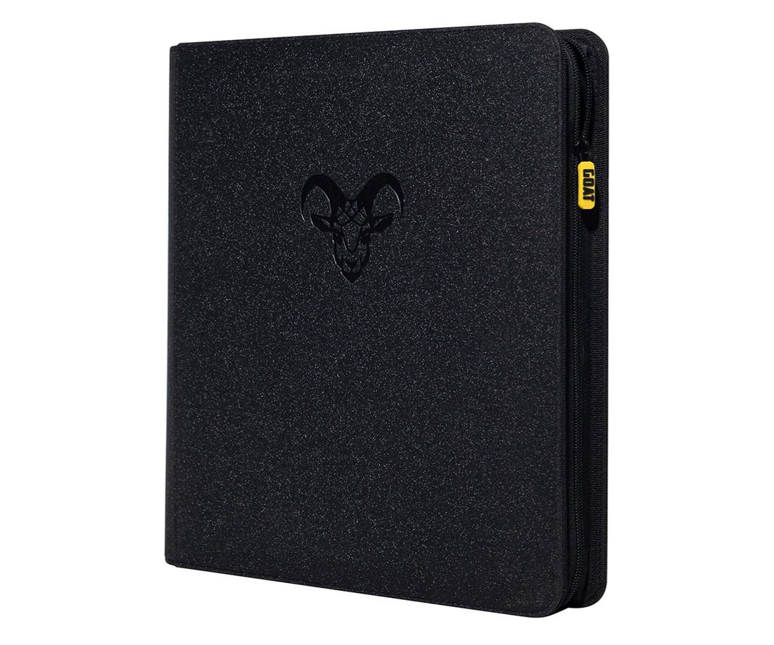 Goat Armor 9-Pocket Stay-Flat Trading Card Binder | 360 Card Capacity