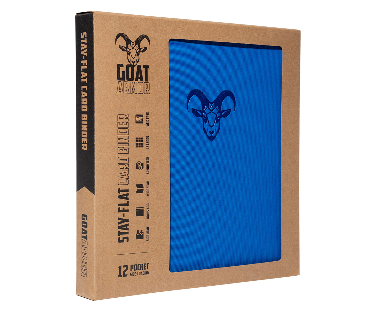 Goat Armor 9-Pocket Stay-Flat Trading Card Binder | 360 Card Capacity