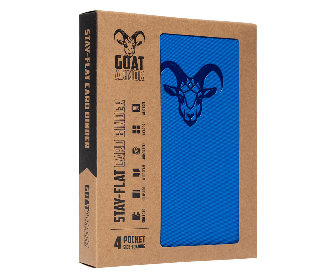 Goat Armor 9-Pocket Stay-Flat Trading Card Binder | 360 Card Capacity