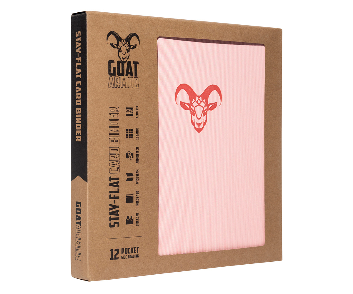 Goat Armor 9-Pocket Stay-Flat Trading Card Binder | 360 Card Capacity