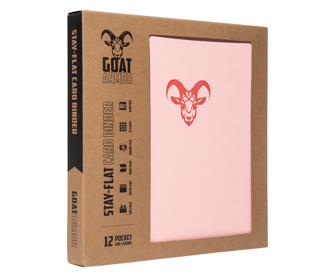 Goat Armor 9-Pocket Stay-Flat Trading Card Binder | 360 Card Capacity