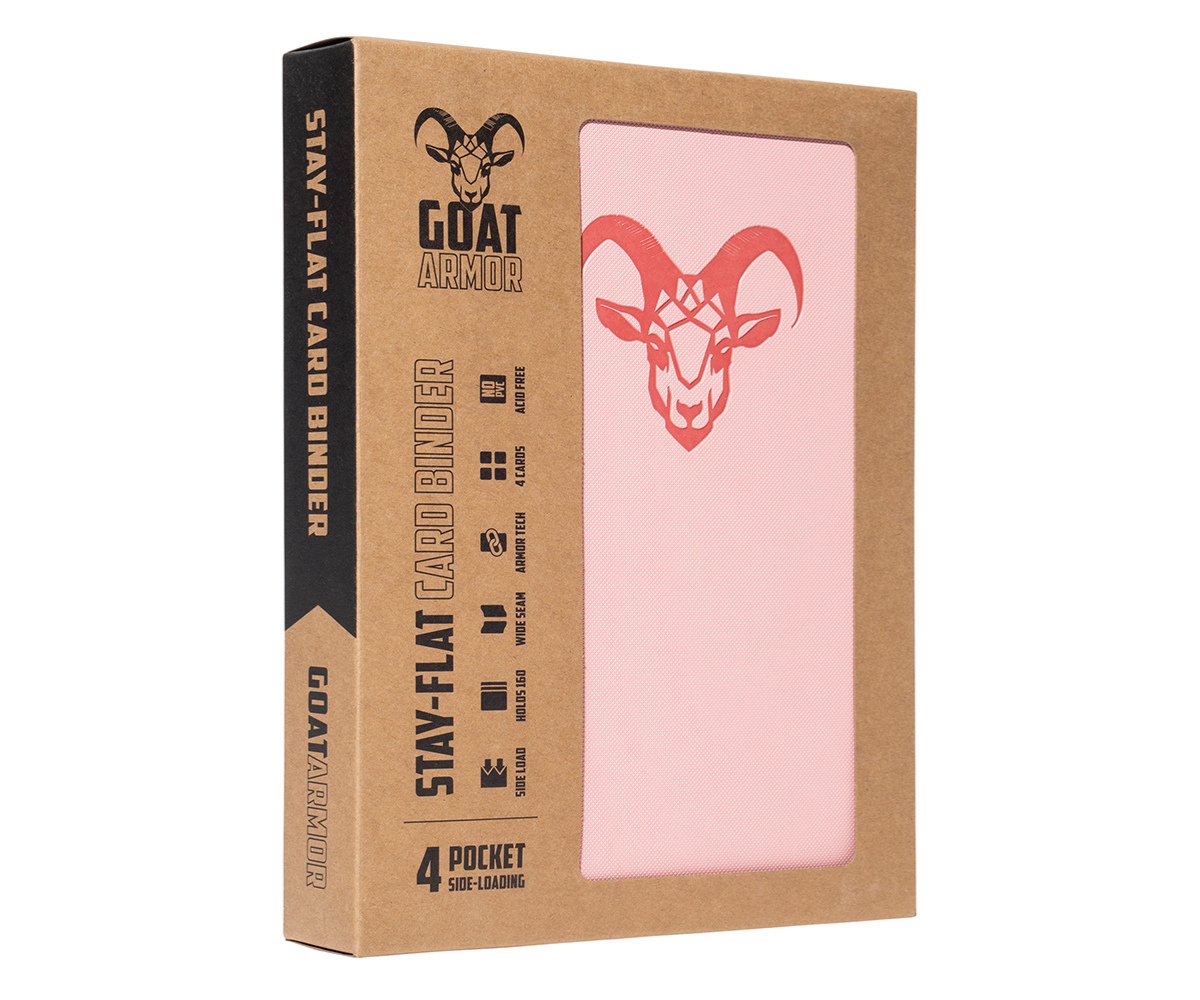 Goat Armor 9-Pocket Stay-Flat Trading Card Binder | 360 Card Capacity