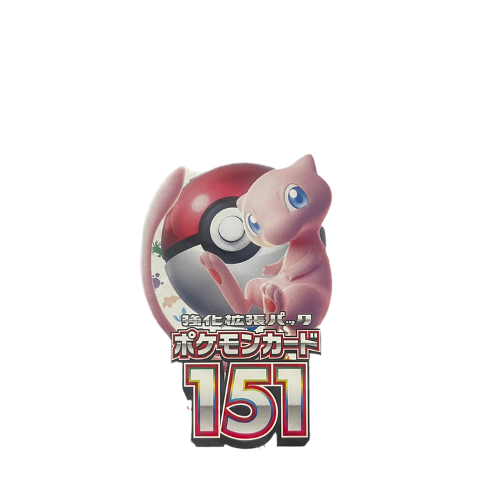 Scarlet and Violet 151 Japanese - Jay Poke Hub LLC mew no background pokeball 