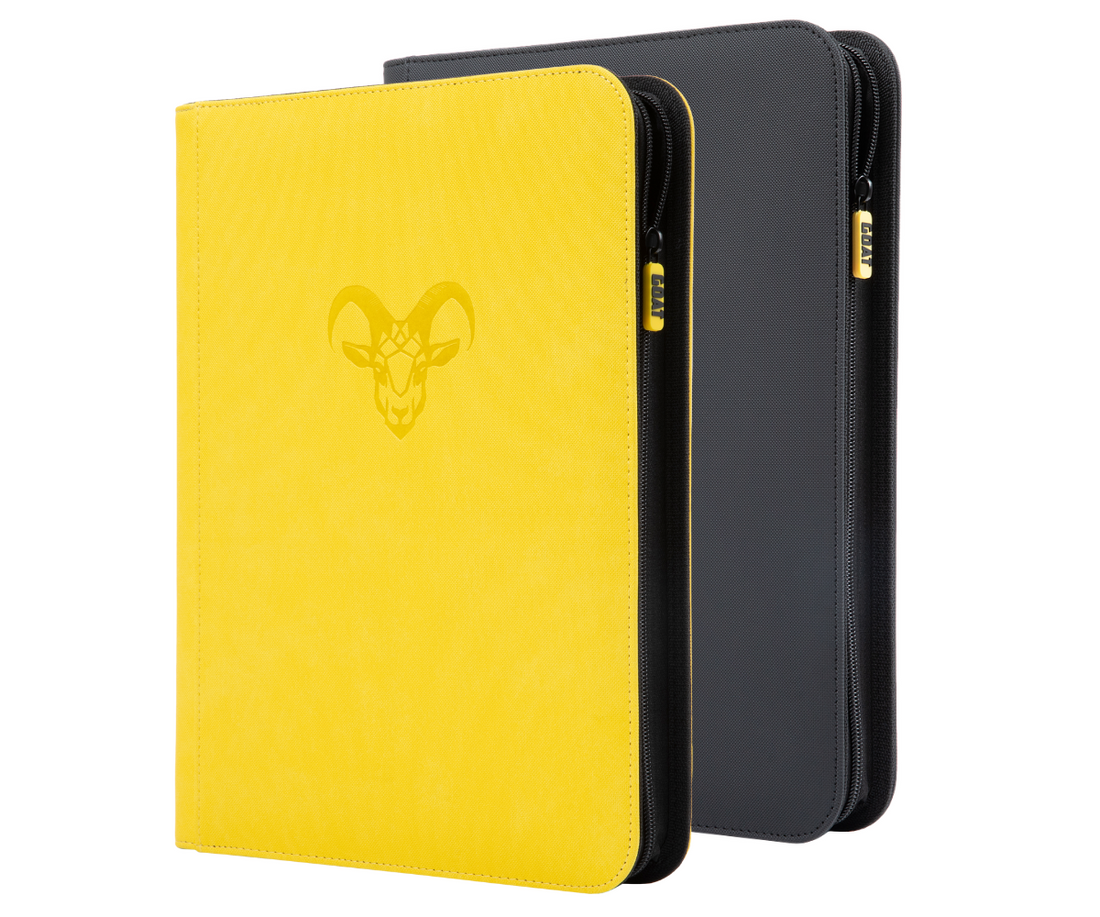 Goat Armor 9-Pocket Stay-Flat Trading Card Binder | 360 Card Capacity