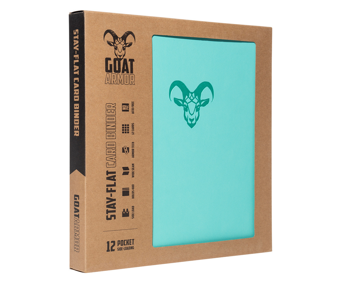 Goat Armor 9-Pocket Stay-Flat Trading Card Binder | 360 Card Capacity
