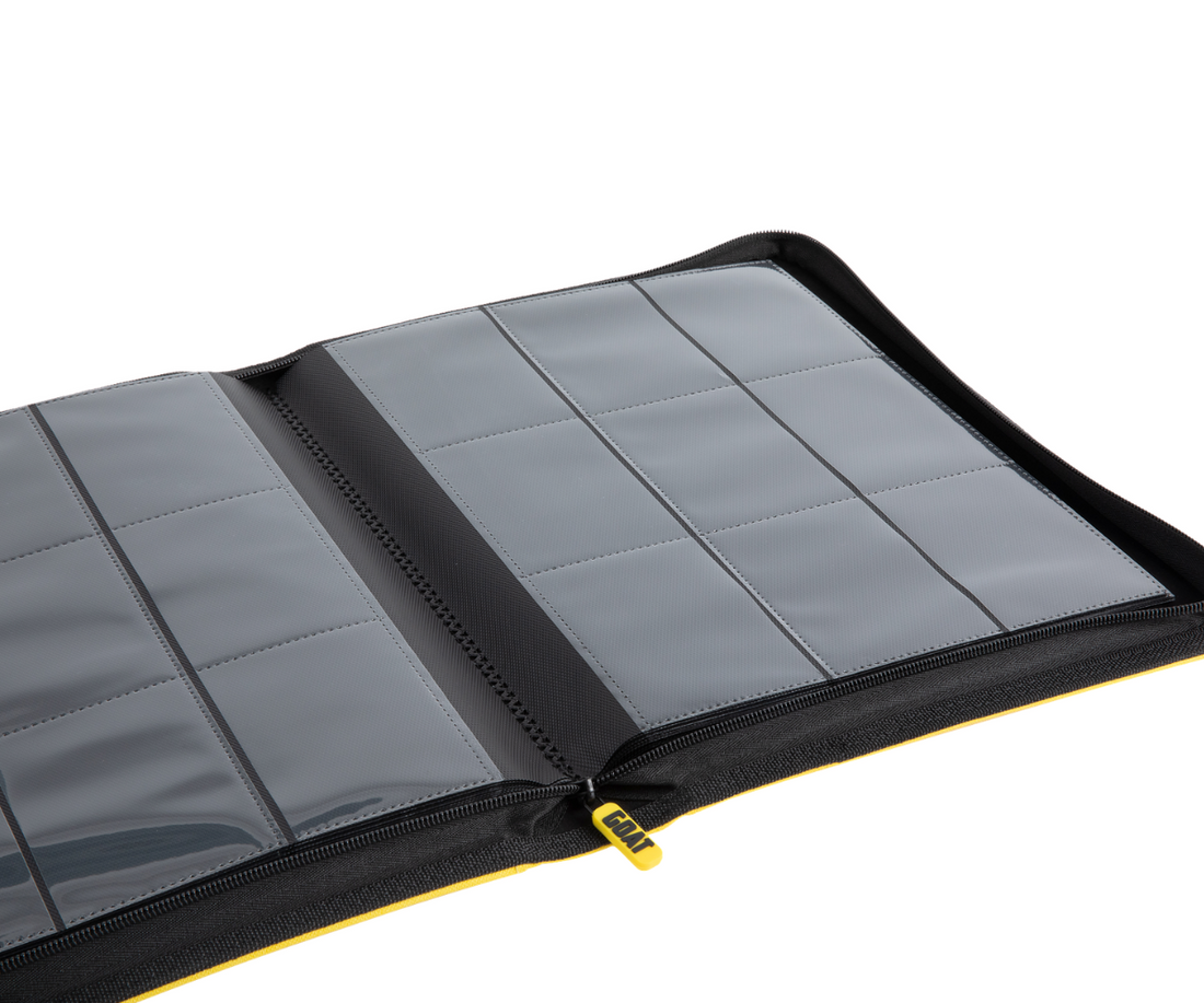 Goat Armor 9-Pocket Stay-Flat Trading Card Binder | 360 Card Capacity