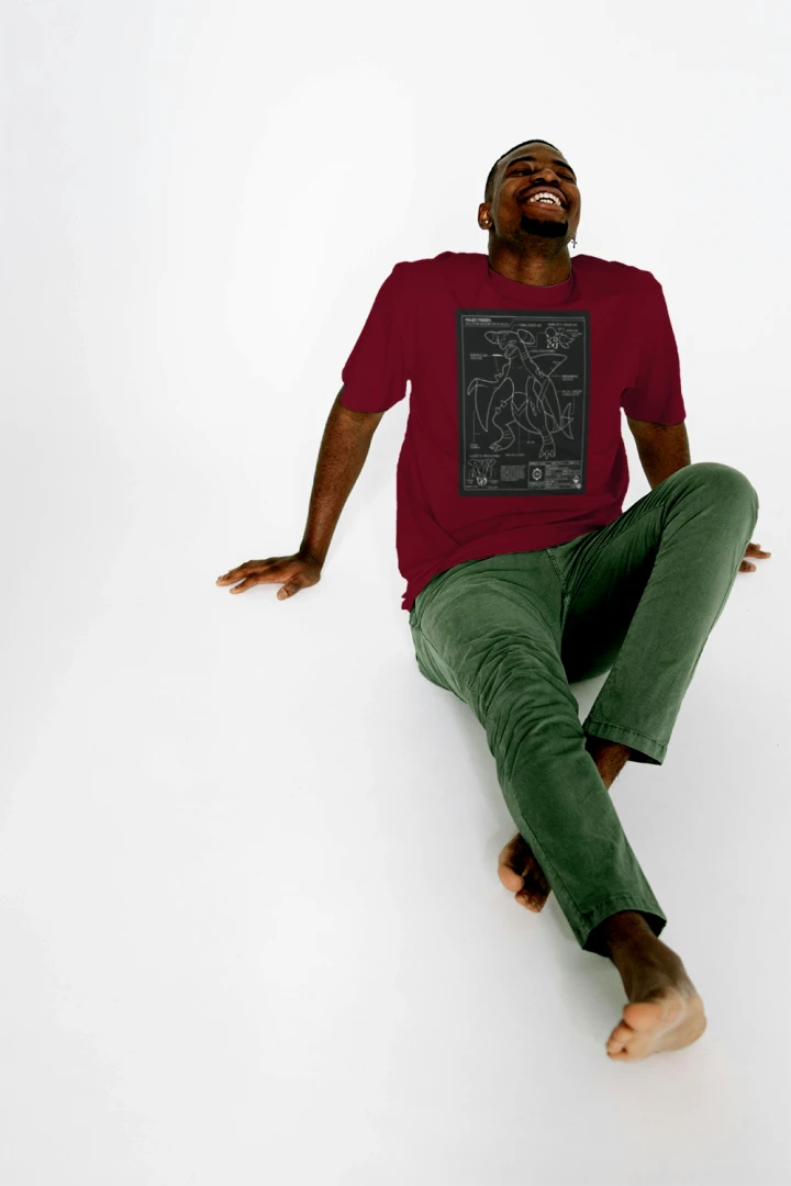 Garchomp Blueprint T-Shirt | Technical Project Pokedex Graphic Tee