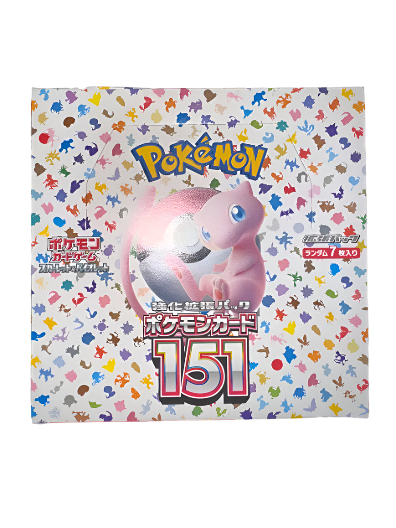 japanese pokemon cards from the Scarlet & Violet 151 booster box, perfect for collectors and TCG players front view sealed  | JAYS POKE HUB