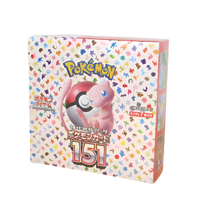 japanese pokemon cards from the Scarlet & Violet 151 booster box, perfect for collectors and TCG players side vie slanted | JAYS POKE HUB