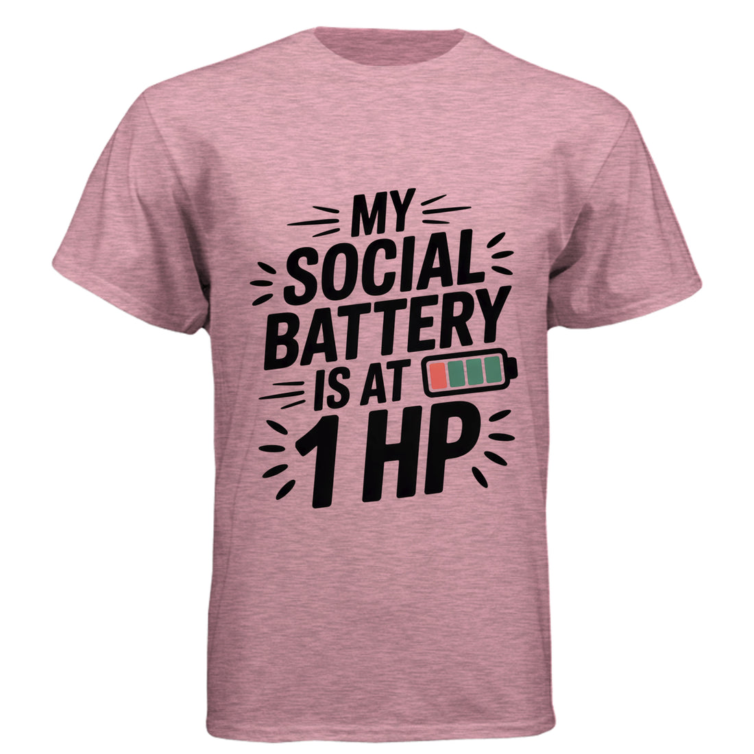 Heather Light Pink - N6210 - FRONT