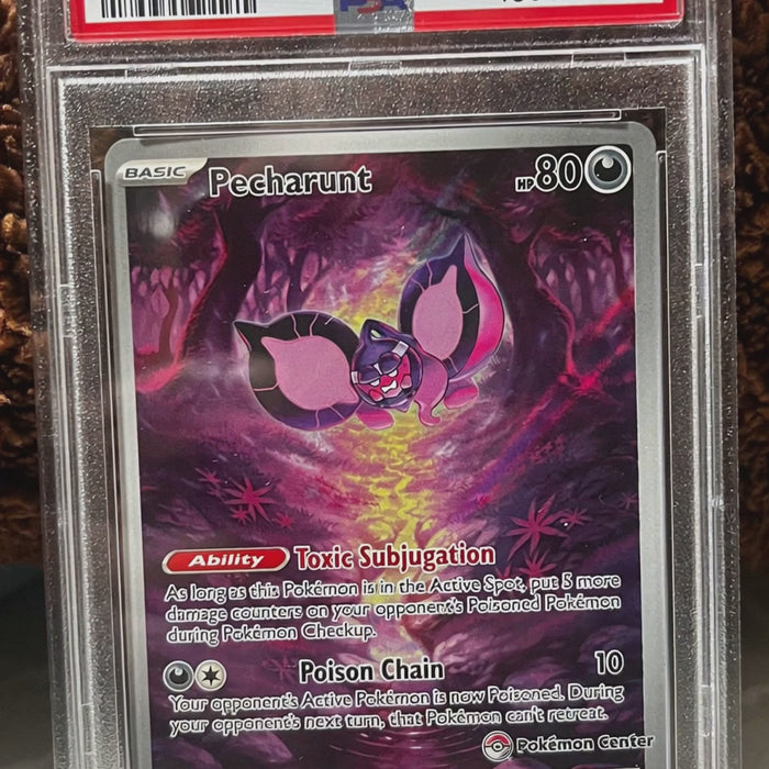PSA graded Pokemon Cards - Pecharant (Pokemon Center) - Jay Poke Hub LLC PSA graded number 109697466 Mint #129 video 360 view 