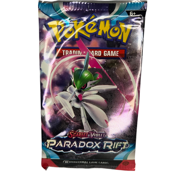 pokemon cards TCG scarlet and violet booster pack - paradox rift font with no background