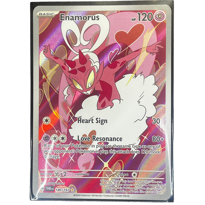High-quality image of Enamorus 180/167 Pokémon card in Near Mint condition. Perfect for TCG collectors and Pokémon enthusiasts at Jay Poke Hub LLC.
